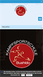 Mobile Screenshot of kampfsportschule-bushido.de